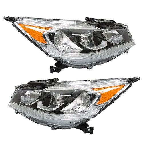 Solid Spare W/LED DRL RH+LH For Honda Accord EX/EX-L/Sport Sedan 2016-17 Headlights Assembly