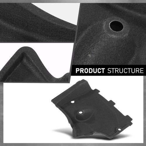 Solid Spare Front Under Body Splash Guard Shield Cover Right Fit For 11-17 Audi A6 S6 C7 A7