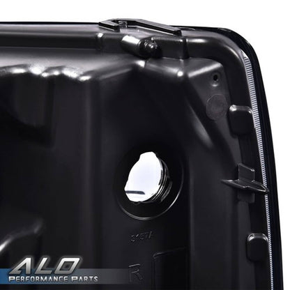 Solid Spare Fit For 07-13 Chevy Silverado 1500/2500/3500 Smoke Lens Black Housing Headlights