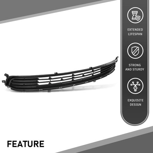 Solid Spare Fit For 2016 2017 2018 Kia Optima EX Front Bumper Lower Grille 86560D5010