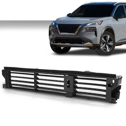 Solid Spare Fit For 2021-2022 Nissan Rogue Radiator Grille Shutter 214216RR0A NI1206107