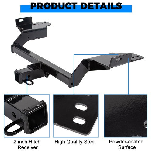 Solid Spare For Ford Escape 2013-2019 Class 3 Trailer Hitch Receiver Rear Bumper Towing 2"