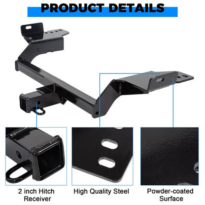Solid Spare For Ford Escape 2013-2019 Class 3 Trailer Hitch Receiver Rear Bumper Towing 2"