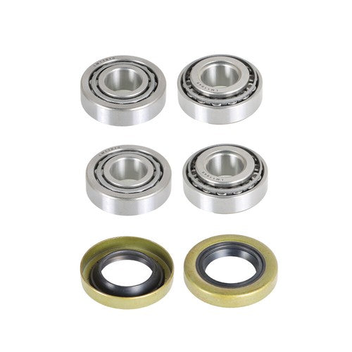 Solid Spare 2 Set For Club Car DS Golf Cart Gas&Elec Front Wheel Bearings+Seal Kit 1982-2002