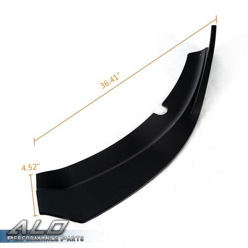 Solid Spare Fit For 15-20 Dodge Charger SRT Front Bumper Lip Spoiler Splitter Body Kit