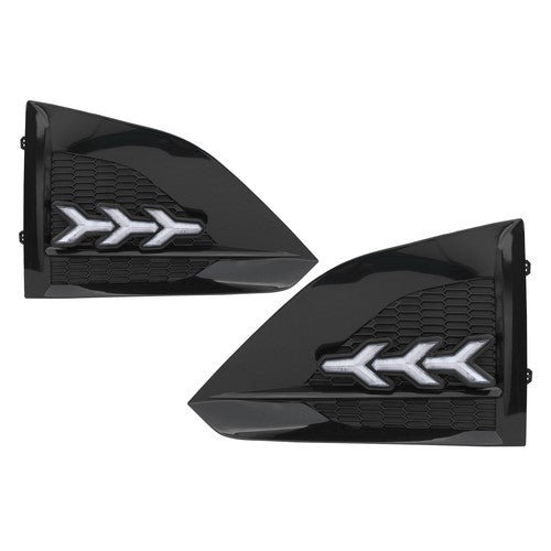 Front Fog Light DRL Fit for 2023 2024 Altima LED Daytime Running Lamp LH+RH