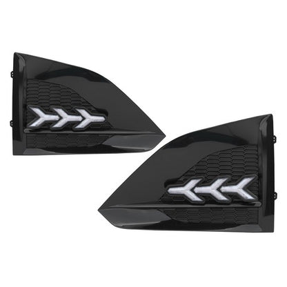 Front Fog Light DRL Fit for 2023 2024 Altima LED Daytime Running Lamp LH+RH