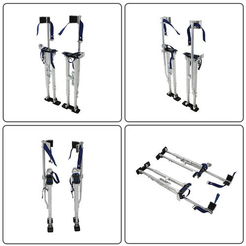 Solid Spare Adjustable Stilt 36" - 48" Drywall Stilts Aluminum Alloy Tool For Electrical