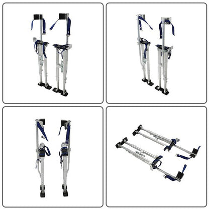 Solid Spare Adjustable Stilt 36" - 48" Drywall Stilts Aluminum Alloy Tool For Electrical