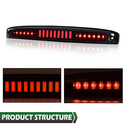 Solid Spare Fit For 2003-2006 Dodge Ram 2500 3500 LED Rear Center Tailgate Brake Light