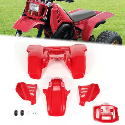 Solid Spare Front and Rear Fenders Complete Plastic Set ABS For 1985 Honda ATC250R