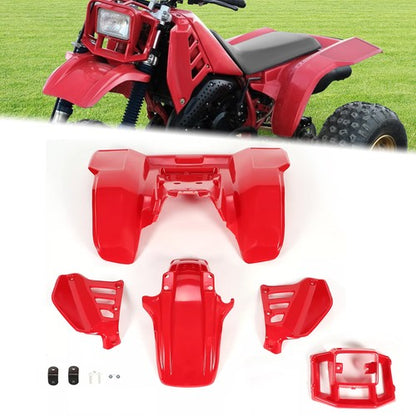 Solid Spare Front and Rear Fenders Complete Plastic Set ABS For 1985 Honda ATC250R