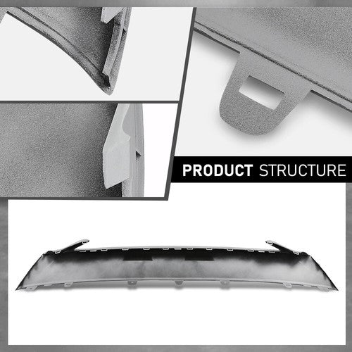 Solid Spare Air Dam Deflector Lower Valance Apron Front Fit For 21-24 Audi Q5 SQ5 Sportback