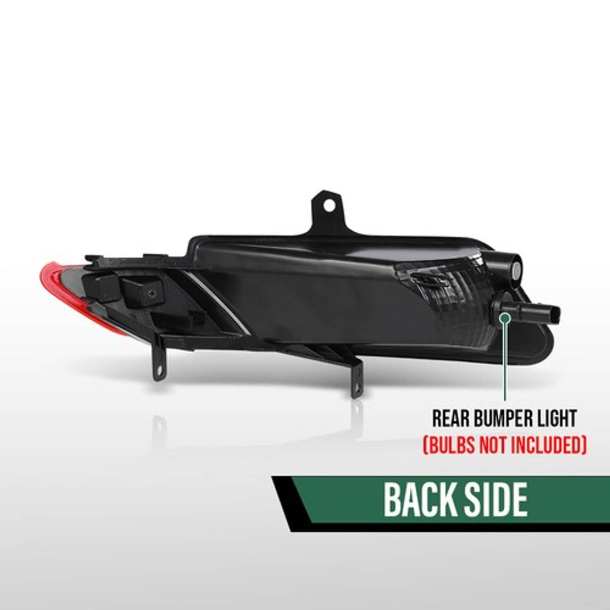 Solid Spare Fit For 14-17 Volvo XC60 Rear Bumper Reflector Fog Light Brake Lamp Left Side
