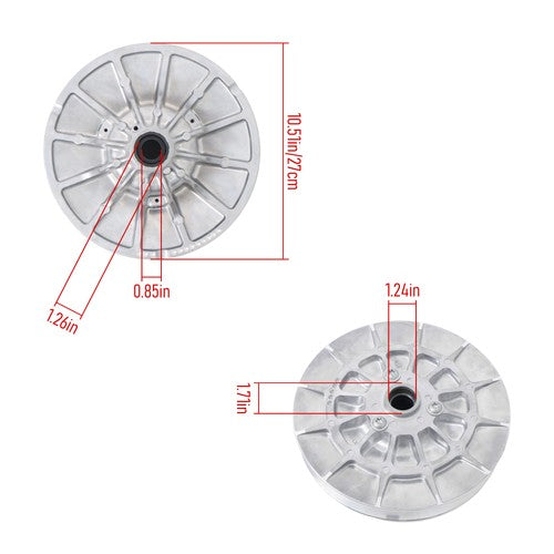 Solid Spare For Polaris RZR PRO XP 2020 1000 925cc Turbo Secondary Driven Clutch Complete