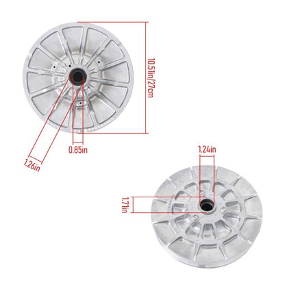 Solid Spare For Polaris RZR PRO XP 2020 1000 925cc Turbo Secondary Driven Clutch Complete