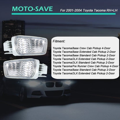 Solid Spare For Toyota Tacoma 01-04 Corner Parking Light Turn Signals Side Marker Kit A Pair