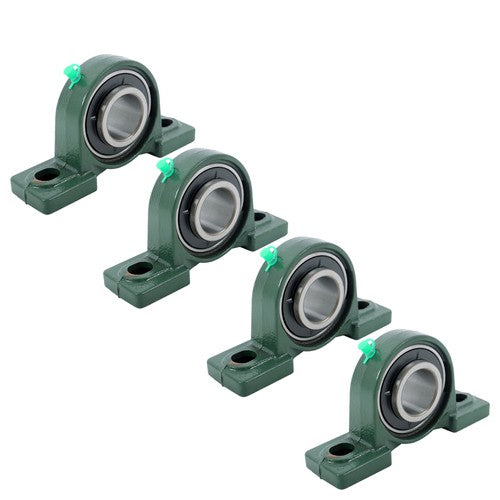 Solid Spare 4 Pcs UCP208-24 Pillow Block Bearing Solid Base 1-1/2" Bore Self-Aligning