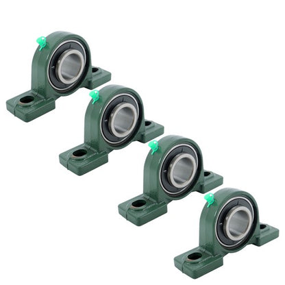 Solid Spare 4 Pcs UCP208-24 Pillow Block Bearing Solid Base 1-1/2" Bore Self-Aligning