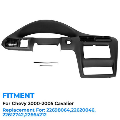 Solid Spare For 2000-2005 2004 Cavalier Dash Panel Speedometer Trim Bezel Rep. for #22698064