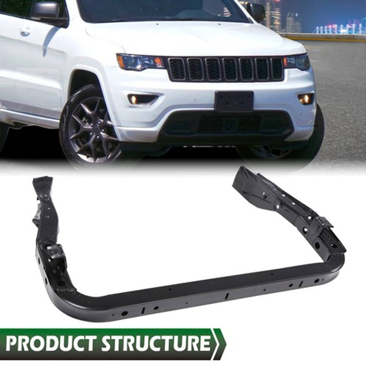 Solid Spare Radiator Support Core Fit For Jeep Grand Cherokee Durango CH1225233 5156113AA