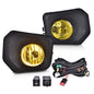 Solid Spare Fit For 2016-2021 Toyota Tacoma Yellow Lens Fog Lights Driving Bumper Lamps Kit