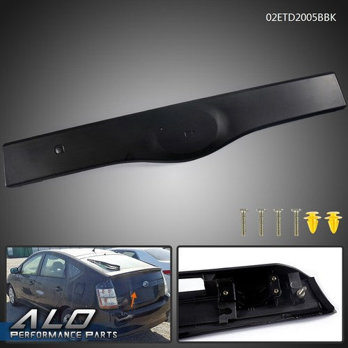 Solid Spare Fit For 04-2009 Toyota Prius Rear Tailgate Liftgate Handle Garnish Smooth Black