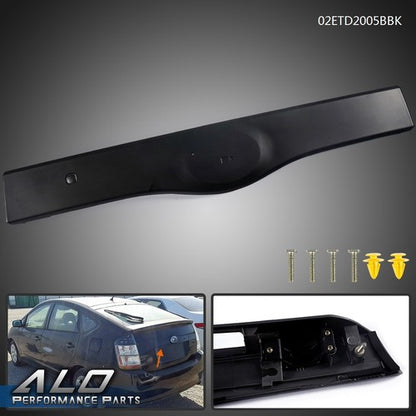 Solid Spare Fit For 04-2009 Toyota Prius Rear Tailgate Liftgate Handle Garnish Smooth Black