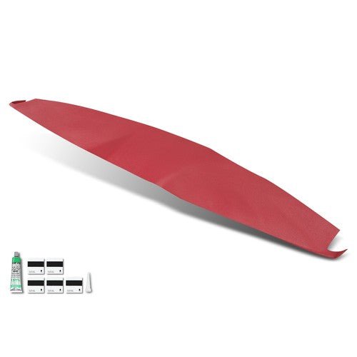 Solid Spare Fit For 2005-2009 Ford Mustang Base TPE Dashboard Dash Cover Cap Overlay Red
