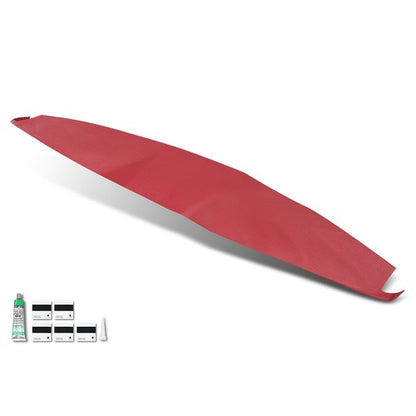 Solid Spare Fit For 2005-2009 Ford Mustang Base TPE Dashboard Dash Cover Cap Overlay Red