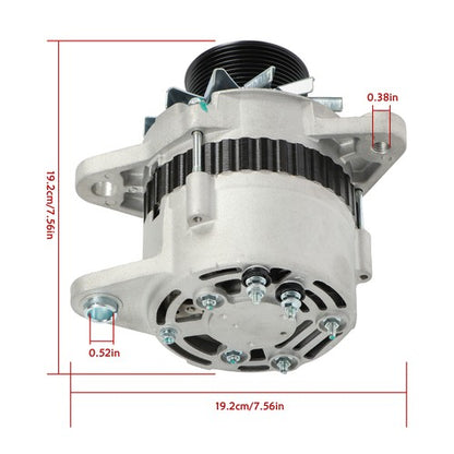 Solid Spare Alternator 600-821-6190 For Komatsu Excavator PC200-6 PC220-6 PC200-5 PC300-5