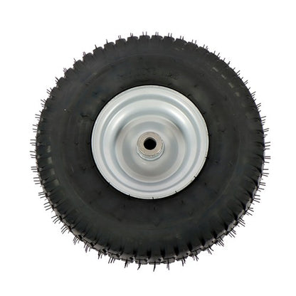 Solid Spare 15x6.00-6 Rubber Lawn Mower Tire and Wheel, 2 Pcs Replacement 3.4' shaft hole