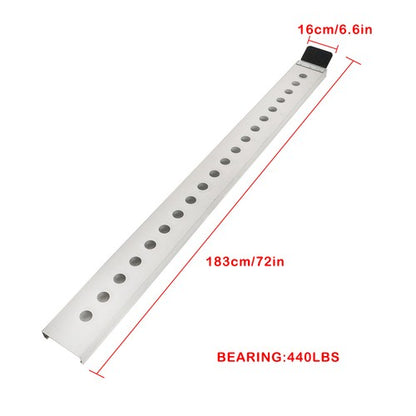 Solid Spare For Dirt Bike Motocross 72x6.6in 6FT 440lbs Motorcycle Loading Ramp US