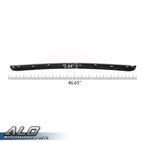 Solid Spare GM1235109 Hood Molding Trim Chrome Fit For 2007-2013 GMC Sierra 1500 2500 3500