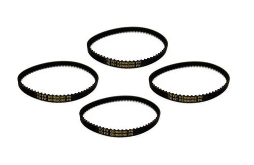 Solid Spare (4) Belts for NuTone Central Vacuum Powermate 46-3300-03 Nozzle Belt Geared