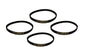 Solid Spare (4) Belts for NuTone Central Vacuum Powermate 46-3300-03 Nozzle Belt Geared