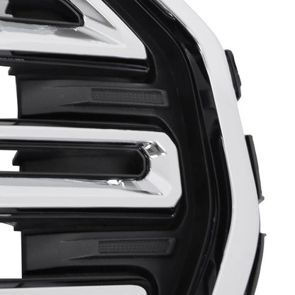 Solid Spare Plastic Chrome Front Upper Mesh Grille New For GMC Terrain SLE/SLT 2022 2023