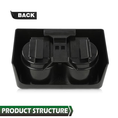 Solid Spare Fit For 04-12 Chevy Colorado GMC Canyon Front Rear Seat Cup Drink Insert Holder