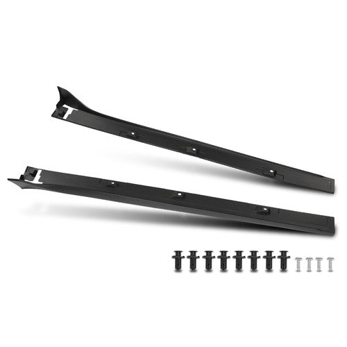 Solid Spare Fit For 2016-2021 Honda Civic LX EX SI Sedan Type-R Style Side Skirt Extension