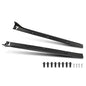 Solid Spare Fit For 2016-2021 Honda Civic LX EX SI Sedan Type-R Style Side Skirt Extension
