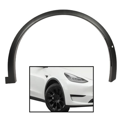 Solid Spare Fit For 16-21 Tesla Model X Front Right Fender Wheel Flare Molding