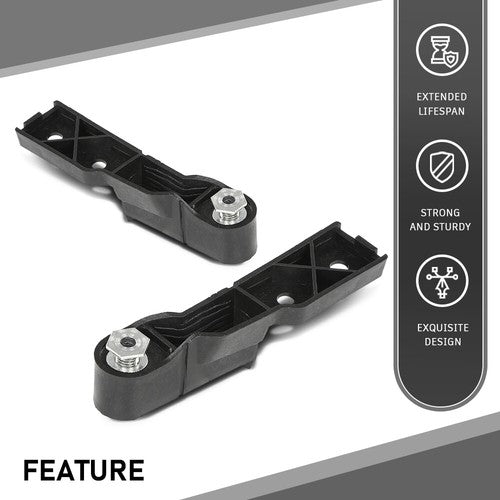 Solid Spare Fit For 2006-2011 Audi A6 S6 Front Bumper Retainer Bracket Left+Right Side