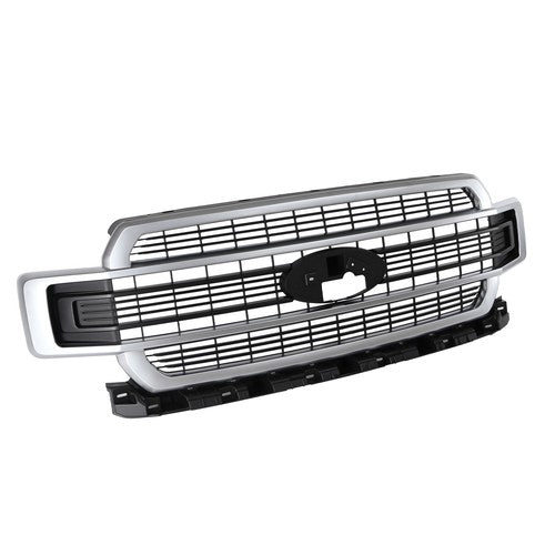 Brushed Stain Aluminum Front Upper Grille For Ford F-150 2018-2020 JL3Z-8200-RA