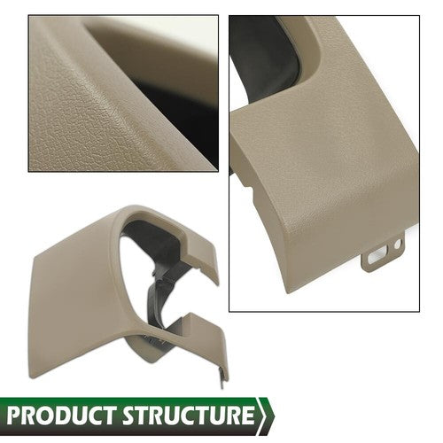 Solid Spare Fit For 04-08 Ford F-150 Instrument Cluster Speedometer Dash Bezel Trim Beige