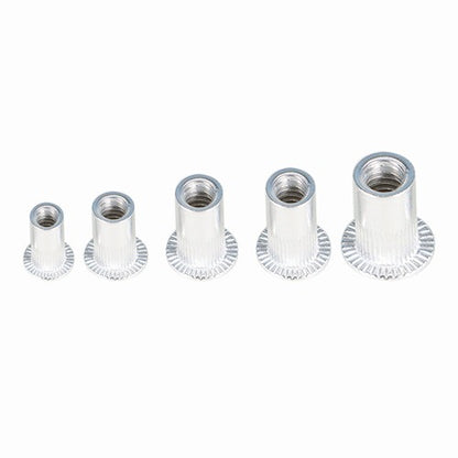Solid Spare 150 Pack Aluminum Rivet Nut Kit Rivnut Nutsert Standard Inch SAE Imperial