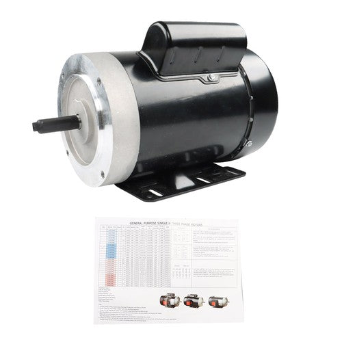 Solid Spare Electric Motor 1/2HP 56C 1725RPM Single Phase TEFC 60HZ General Motor 5/8" Shaft