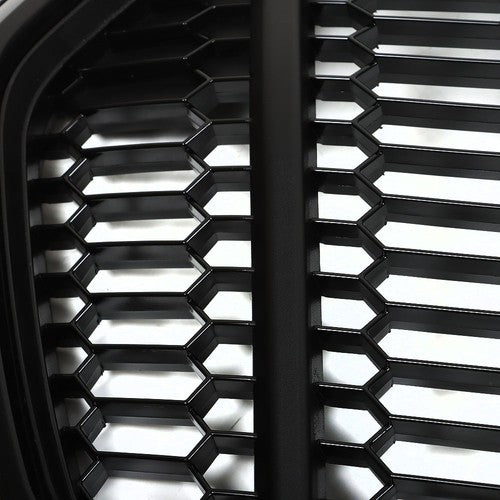 Solid Spare Honeycomb Front Upper Grille Glossy Black For Transit T150 T250 T350 2020-2022