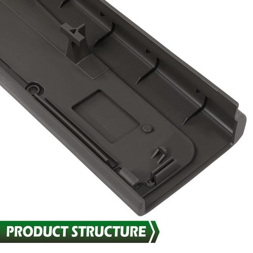 Solid Spare Fit For 11-16 Ford F-250 F-350 Tailgate Flexible Step Center Molding Trim Brown