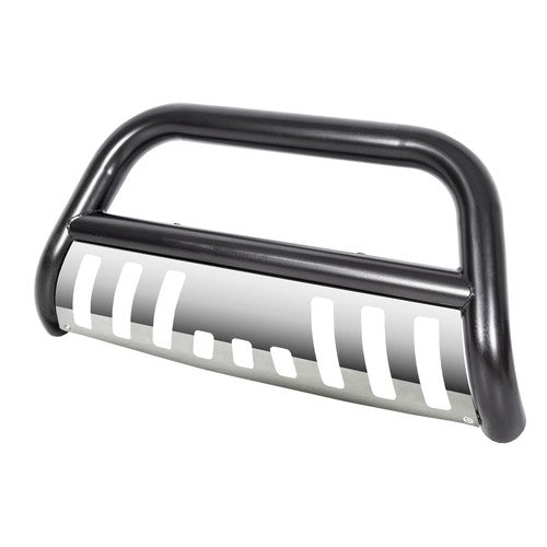 Solid Spare Front Push Bumper Bull Bar Grille Guard Stainless For Toyota Tacoma 2005-2015
