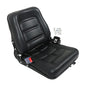 Solid Spare Adjustable PVC Backrest Safety Belt Universial Forklift Tractor Seat Mower